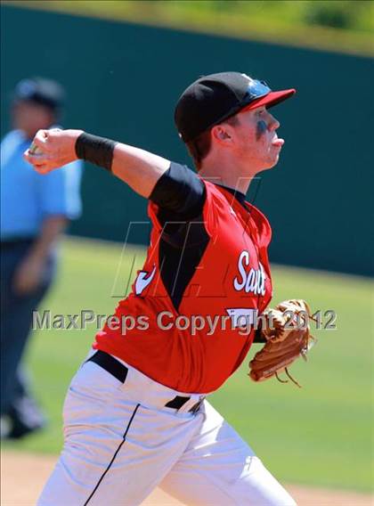 Thumbnail 1 in Madison vs. Santa Fe Christian (CIF SDS D4 Final) photogallery.