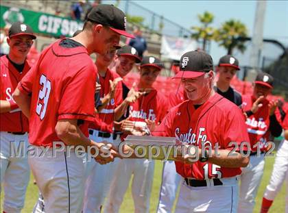 Thumbnail 3 in Madison vs. Santa Fe Christian (CIF SDS D4 Final) photogallery.