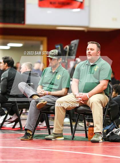Thumbnail 3 in CIF NCS Wrestling Semifinals photogallery.