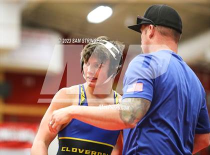Thumbnail 3 in CIF NCS Wrestling Semifinals photogallery.