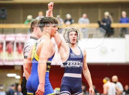 Thumbnail 1 in CIF NCS Wrestling Semifinals photogallery.