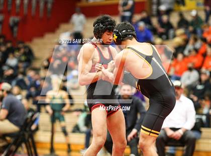 Thumbnail 2 in CIF NCS Wrestling Semifinals photogallery.
