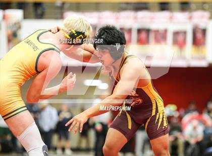 Thumbnail 2 in CIF NCS Wrestling Semifinals photogallery.