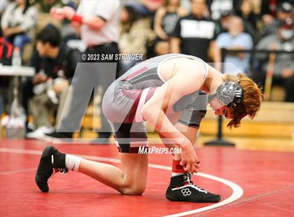 Thumbnail 1 in CIF NCS Wrestling Semifinals photogallery.