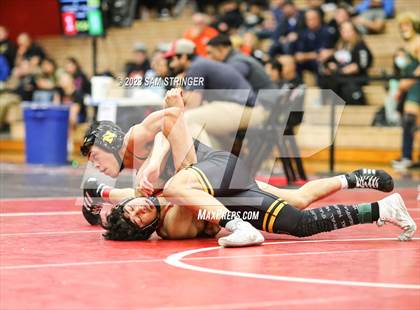 Thumbnail 1 in CIF NCS Wrestling Semifinals photogallery.