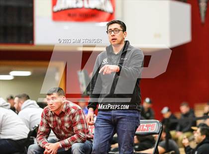 Thumbnail 3 in CIF NCS Wrestling Semifinals photogallery.