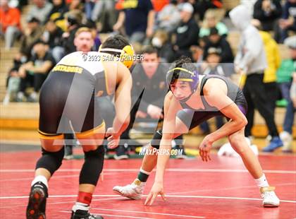 Thumbnail 2 in CIF NCS Wrestling Semifinals photogallery.