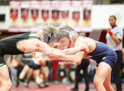 Thumbnail 1 in CIF NCS Wrestling Semifinals photogallery.