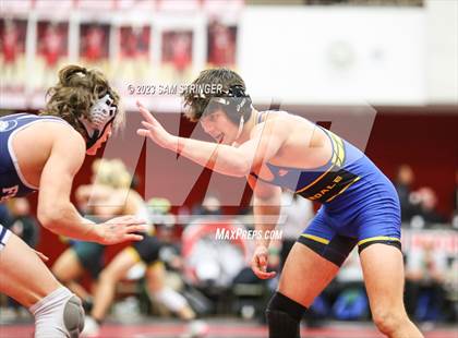 Thumbnail 2 in CIF NCS Wrestling Semifinals photogallery.