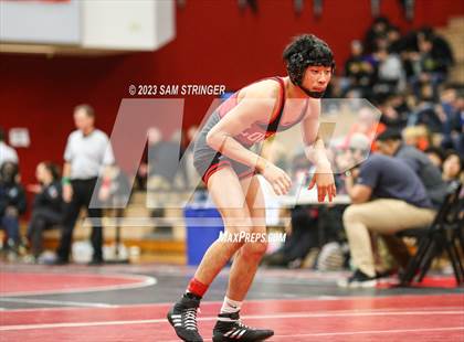Thumbnail 3 in CIF NCS Wrestling Semifinals photogallery.