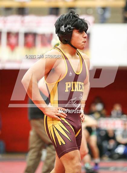 Thumbnail 2 in CIF NCS Wrestling Semifinals photogallery.