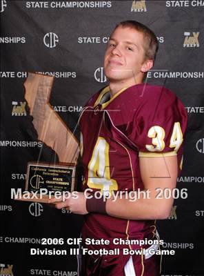 Thumbnail 1 in Oaks Christian Individual Award Photos (D3 State Final) photogallery.