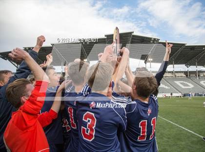 Thumbnail 1 in Liberty Common vs. Kent Denver (CHSAA 3A State Final) photogallery.