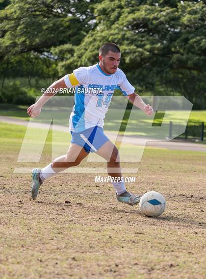 Thumbnail 1 in 'Iolani vs. Kealakehe (HHSAA Division 1 Quarterfinal) photogallery.