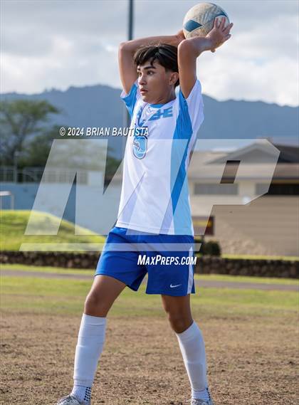 Thumbnail 2 in 'Iolani vs. Kealakehe (HHSAA Division 1 Quarterfinal) photogallery.