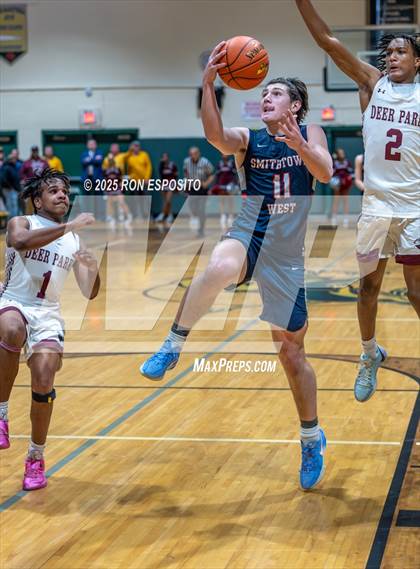 Thumbnail 2 in Deer Park vs Smithtown West (NYSPHSAA Section XI Class AA Semifinals) photogallery.