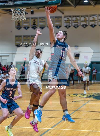 Thumbnail 2 in Deer Park vs Smithtown West (NYSPHSAA Section XI Class AA Semifinals) photogallery.