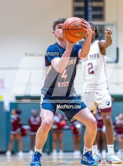 Thumbnail 1 in Deer Park vs Smithtown West (NYSPHSAA Section XI Class AA Semifinals) photogallery.