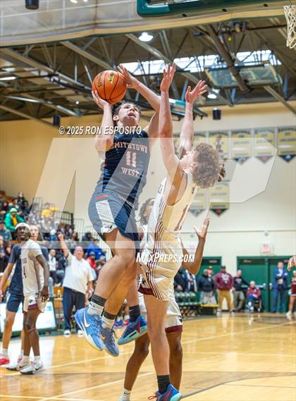 Thumbnail 1 in Deer Park vs Smithtown West (NYSPHSAA Section XI Class AA Semifinals) photogallery.
