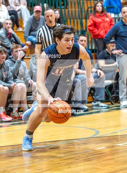 Thumbnail 2 in Deer Park vs Smithtown West (NYSPHSAA Section XI Class AA Semifinals) photogallery.