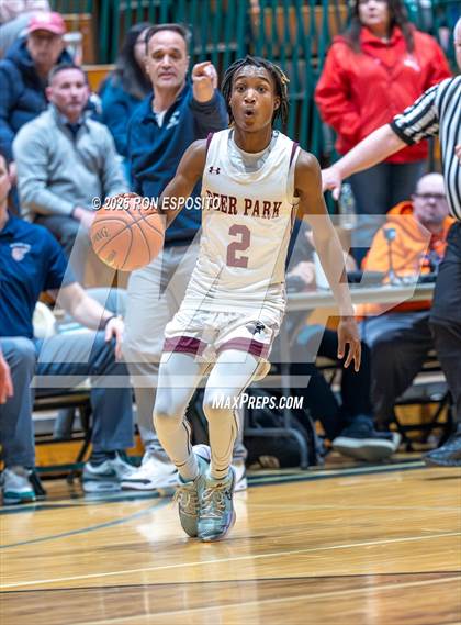Thumbnail 3 in Deer Park vs Smithtown West (NYSPHSAA Section XI Class AA Semifinals) photogallery.