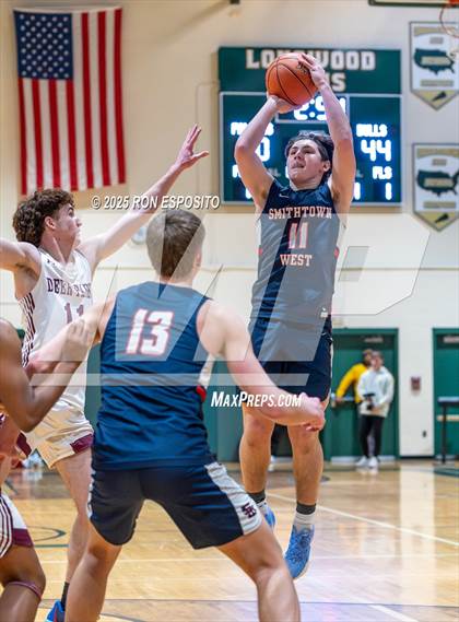 Thumbnail 1 in Deer Park vs Smithtown West (NYSPHSAA Section XI Class AA Semifinals) photogallery.
