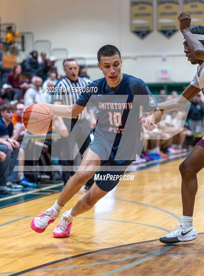 Thumbnail 3 in Deer Park vs Smithtown West (NYSPHSAA Section XI Class AA Semifinals) photogallery.