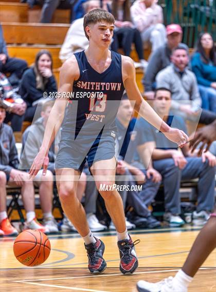 Thumbnail 3 in Deer Park vs Smithtown West (NYSPHSAA Section XI Class AA Semifinals) photogallery.