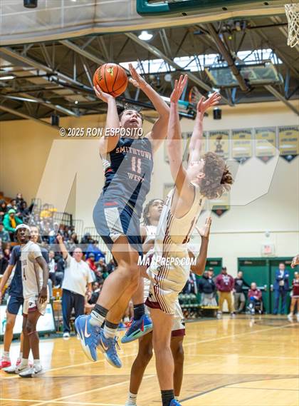 Thumbnail 2 in Deer Park vs Smithtown West (NYSPHSAA Section XI Class AA Semifinals) photogallery.
