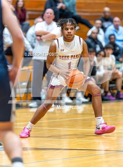 Thumbnail 3 in Deer Park vs Smithtown West (NYSPHSAA Section XI Class AA Semifinals) photogallery.