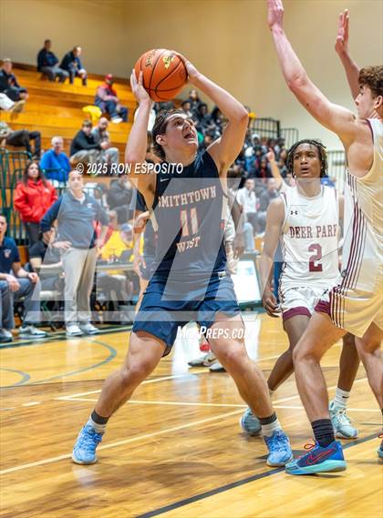 Thumbnail 1 in Deer Park vs Smithtown West (NYSPHSAA Section XI Class AA Semifinals) photogallery.