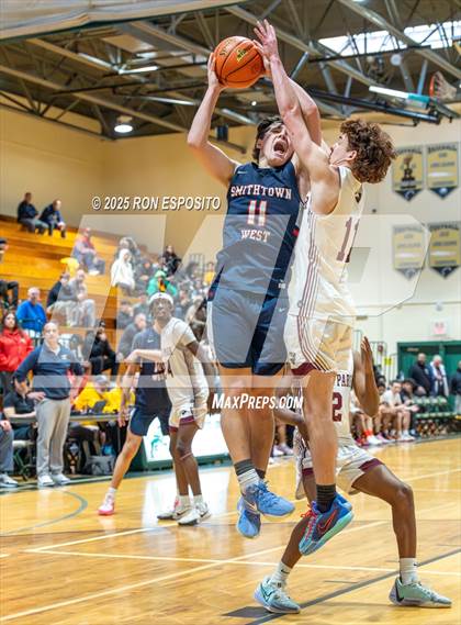 Thumbnail 1 in Deer Park vs Smithtown West (NYSPHSAA Section XI Class AA Semifinals) photogallery.