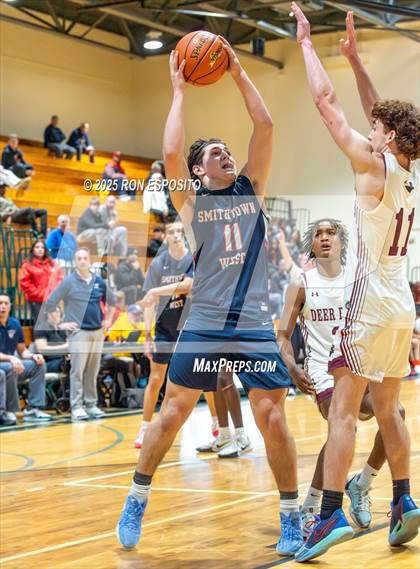 Thumbnail 2 in Deer Park vs Smithtown West (NYSPHSAA Section XI Class AA Semifinals) photogallery.