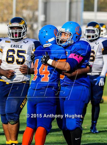 Thumbnail 3 in Eagle Academy III @ Cardozo (PSAL Cup Quarterfinal) photogallery.