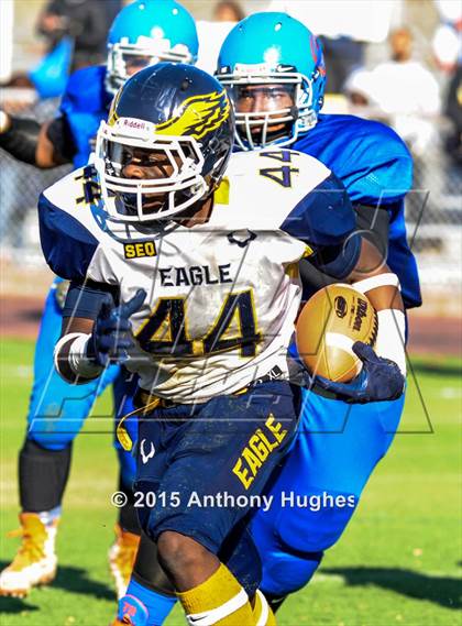Thumbnail 2 in Eagle Academy III @ Cardozo (PSAL Cup Quarterfinal) photogallery.