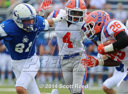 Thumbnail 2 in East St. Louis @ St. Xavier (2014 Crosstown Showdown) photogallery.
