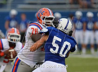 Thumbnail 3 in East St. Louis @ St. Xavier (2014 Crosstown Showdown) photogallery.