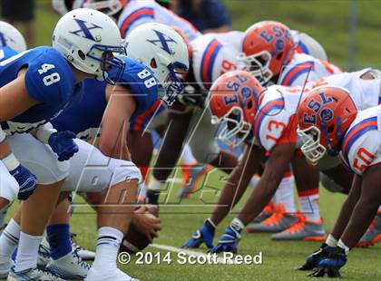 Thumbnail 3 in East St. Louis @ St. Xavier (2014 Crosstown Showdown) photogallery.