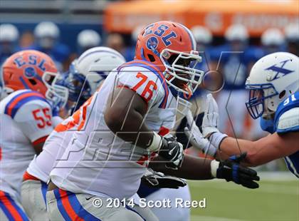 Thumbnail 3 in East St. Louis @ St. Xavier (2014 Crosstown Showdown) photogallery.