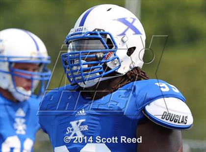 Thumbnail 3 in East St. Louis @ St. Xavier (2014 Crosstown Showdown) photogallery.