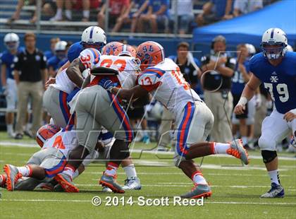 Thumbnail 2 in East St. Louis @ St. Xavier (2014 Crosstown Showdown) photogallery.