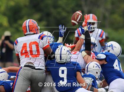 Thumbnail 2 in East St. Louis @ St. Xavier (2014 Crosstown Showdown) photogallery.