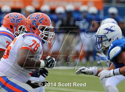 Thumbnail 2 in East St. Louis @ St. Xavier (2014 Crosstown Showdown) photogallery.