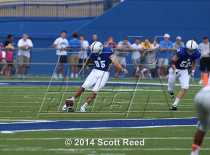 Thumbnail 3 in East St. Louis @ St. Xavier (2014 Crosstown Showdown) photogallery.