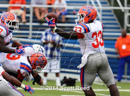 Thumbnail 3 in East St. Louis @ St. Xavier (2014 Crosstown Showdown) photogallery.