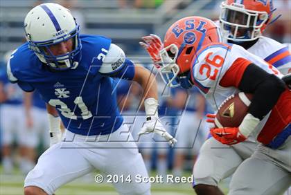 Thumbnail 3 in East St. Louis @ St. Xavier (2014 Crosstown Showdown) photogallery.