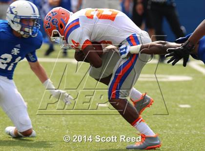 Thumbnail 2 in East St. Louis @ St. Xavier (2014 Crosstown Showdown) photogallery.