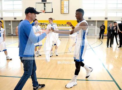 Thumbnail 2 in Desert Christian Academy vs Sherman Indian (CIF-SS D5A Final) photogallery.