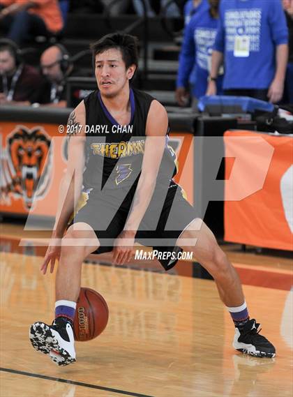Thumbnail 2 in Desert Christian Academy vs Sherman Indian (CIF-SS D5A Final) photogallery.