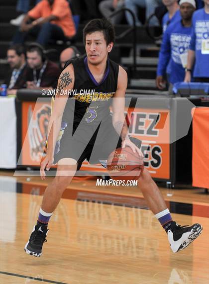 Thumbnail 1 in Desert Christian Academy vs Sherman Indian (CIF-SS D5A Final) photogallery.